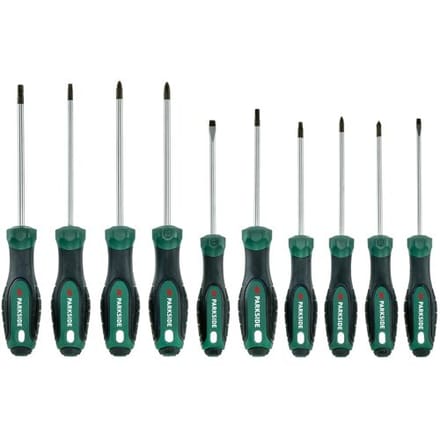 PARKSIDE Schroevendraaierset - magnetisch met antislip (Schroevendraaierset 10-delig)