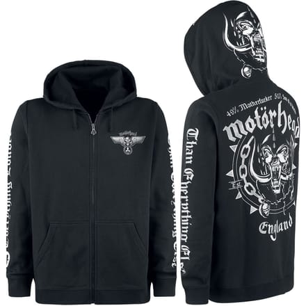 Motörhead Vest met capuchon - England - M tot 3XL - voor Mannen - zwart