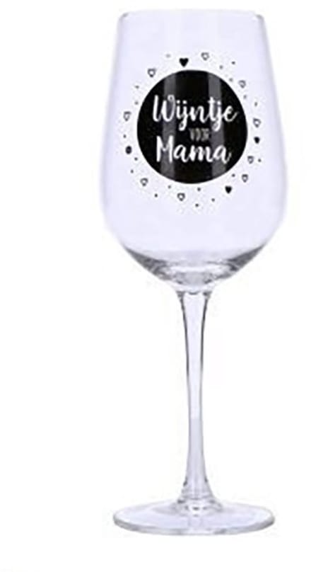 Wijnglas Wijntje voor Mama