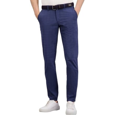 Gardeur Broek Modern Benito Subtle Check Marine / male
