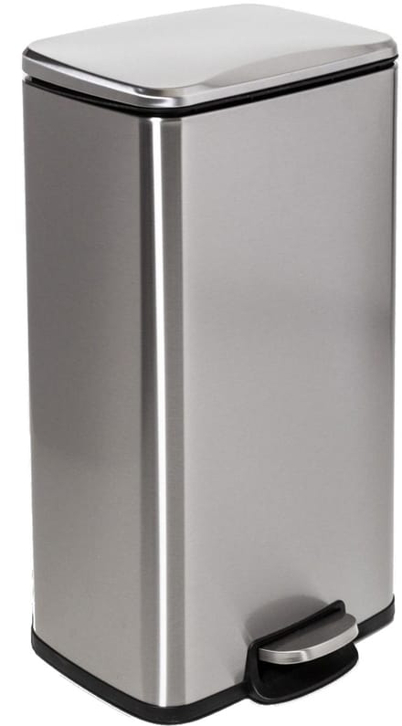 BEGRYF - Pedaalemmer - RVS - softclose deksel - uitneembare binnenemmer - pedaalbediening