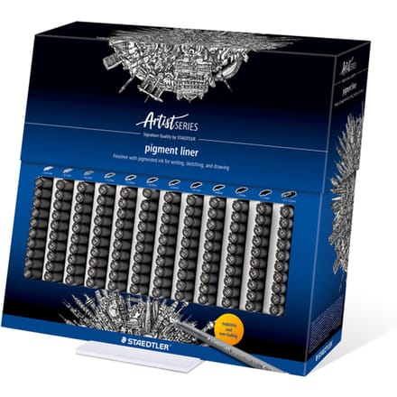 Fineliner Staedtler pigment 308 display à 120st ass
