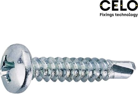 Zelftappende schroef CELO 4,8 x 50 mm Verzinken (250 Stuks)