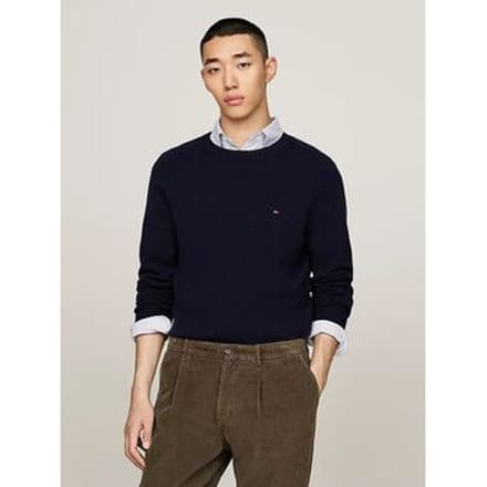 Regular fit pullover van lamswolmix