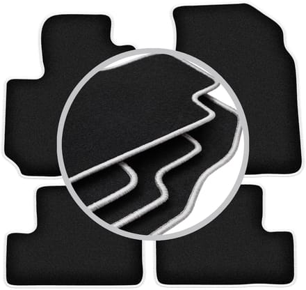 CARLUX-SILVER automatten voor: Toyota RAV4 II FL 5-deurs (2003-2005)