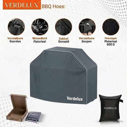Verdelux Barbecuehoes 145x65x120 cm Antraciet
