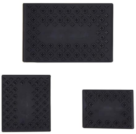 Dailygoods - 3 Stuks Zwarte Antislip Clipper Grip Haarspeldjes