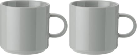 Stelton Em77 Beker Lichtgrijs 2 Stuks