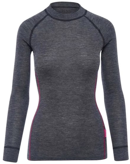 Thermowave Merino Warm Active Lange Mouwen Basislaag Grijs M Vrouw