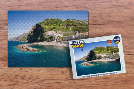 Puzzel De stad Ponta do Sol op Madeira - Legpuzzel - Puzzel 1000 stukjes volwassenen