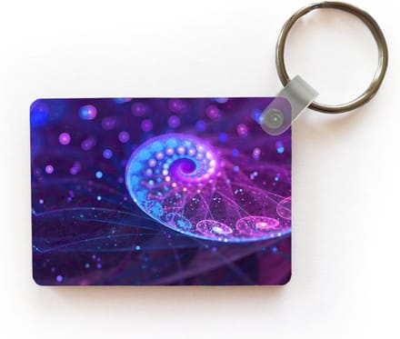 Sleutelhanger - Abstract - Schelpen - Glitter - Uitdeelcadeautjes - Plastic