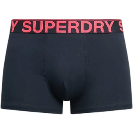 Superdry BOXER TRIPLE PACK Heren Onderbroek - Raven Black Marl