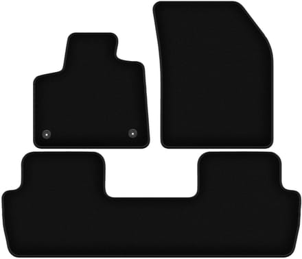 Wielganizator WLG-BASIC - Autovloermatten - Zwart - Peugeot 5008 - 5 zits