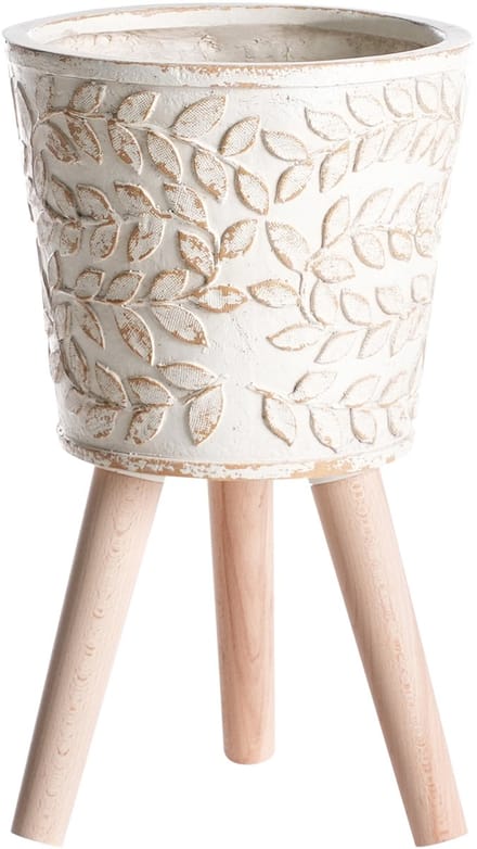 ALIARTOS- Bloempot - Gebroken wit - 43 cm - MgO