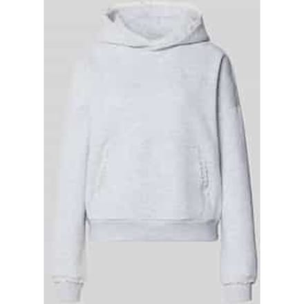 relaxed fit hoodie met wol en katoen