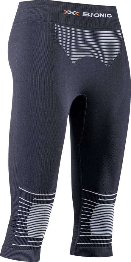 X-Bionic Energizer 4.0 Driekwart Broek Dames - Opal Black/Arctic White - Maat L
