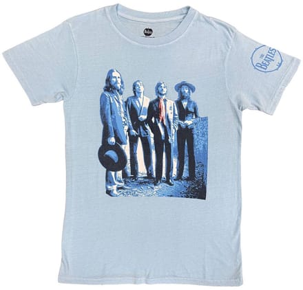 The Beatles - Hat in Hand Heren T-shirt - M - Blauw