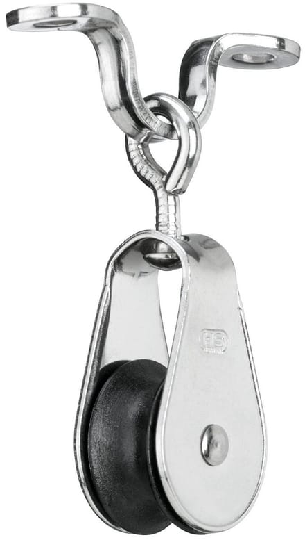 Sprenger Enkele Katrol Met Draaibaar Oog – Rvs – 10 Mm