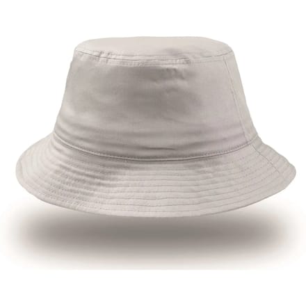 Atlantis Headwear - Bucket Cotton Hat - White - One Size