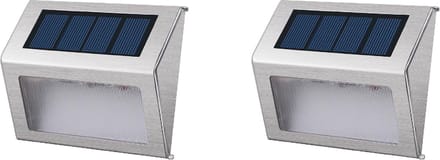 Set van 2 wandlampen op zonne-energie H10CM WALLY