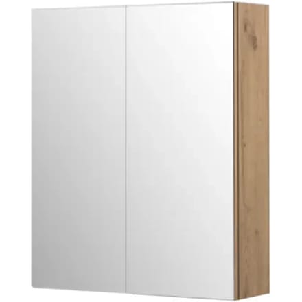 Aquazuro Spiegelkast Napoli - Scandinavische Eik - 60x18x72cm