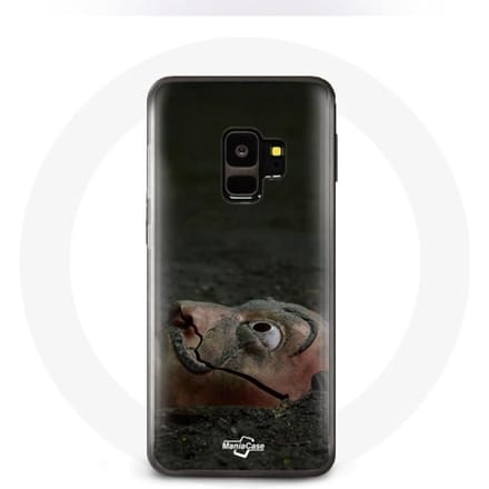 Coque - La casa de papel - Samsung Galaxy S9 - Souple - Noir - Masque dali