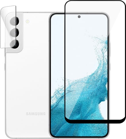 Geschikt voor Samsung S22 Plus Screenprotector + Camera Gehard Glas Screen Protector - Full Screen Protector