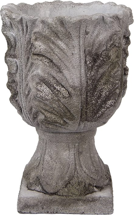 Clayre & Eef Bloempot Ø 16x24 cm Grijs Steen