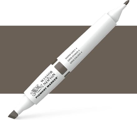 Winsor & Newton Pigment Marker Warm Grey 4 0202/131
