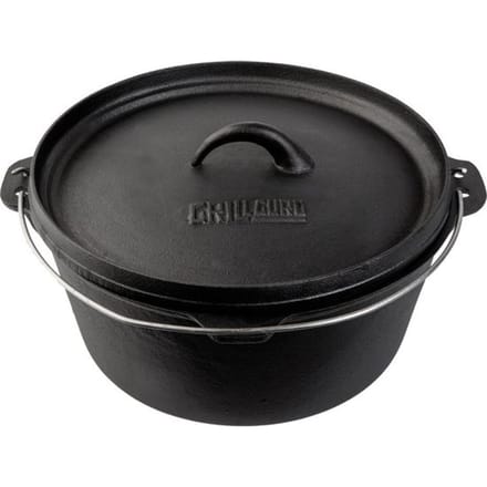 Grill Guru Medium Cast Iron Dutch Oven 23cm - Gietijzeren pan met deksel 23cm