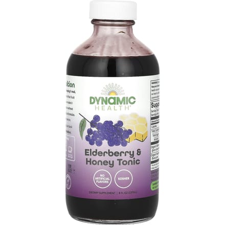 Dynamic Health, Vlierbes & Honing Tonic, 8 fl oz (237 ml)