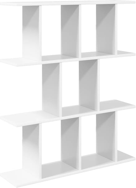 vidaXL - Wandplank - Wit - 80 - x - 20 - x - 96 - cm - Bewerkt - hout