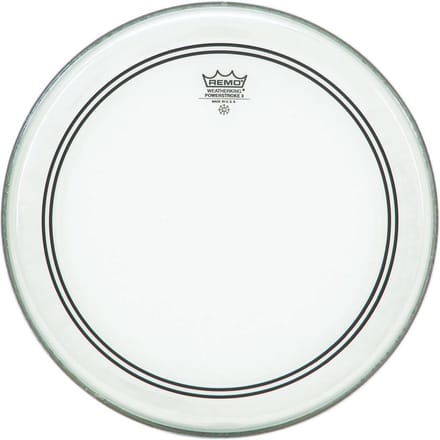 Remo Powerstroke 3 Clear 20", basDrum Batter/Reso - Bass drumvel