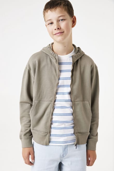 GARCIA Jongens Vest Bruin Long mouw