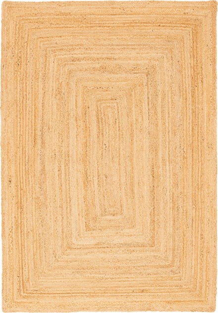 Pergamon Natuurvezel tapijt Jute Salsa boord