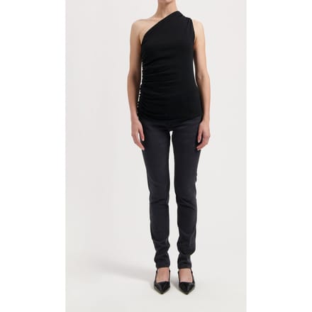 Mud Jeans Skyler Mid Skinny Authentic Black Größe: W28L30 | Skinny Pants Outlet | Damen | Schwarz