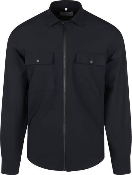 Suitable Jacket Shirt Donkerblauw - Maat XL - Heren - Overshirt