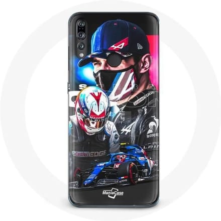 Case voor Huawei p30 lite Formule 1 Esteban Ocon F1 coureur