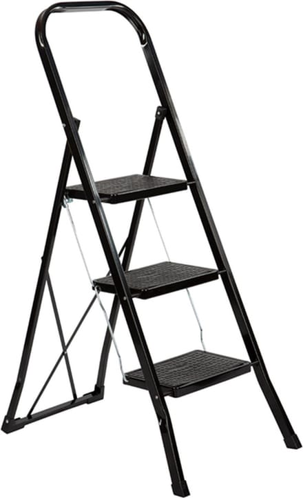 Trapladder Color Step zwart 3 treden