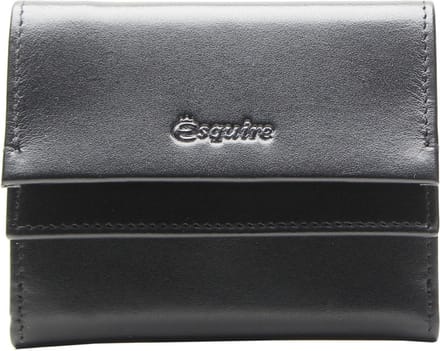 Esquire Portemonnee New Silk Wallet Black Zwart
