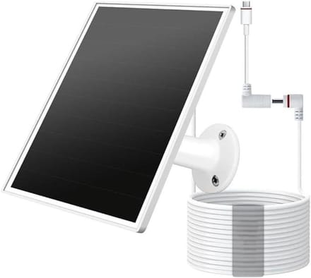 Zonnepaneel - Zonnelader - Camera Opladen - Waterdicht Ontwerp - 5W - Wit