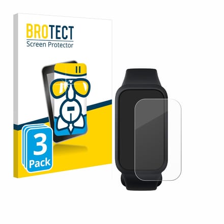 Screenprotector 3 Stuks voor Xiaomi Smart Band 9 Active Beschermglas transparant