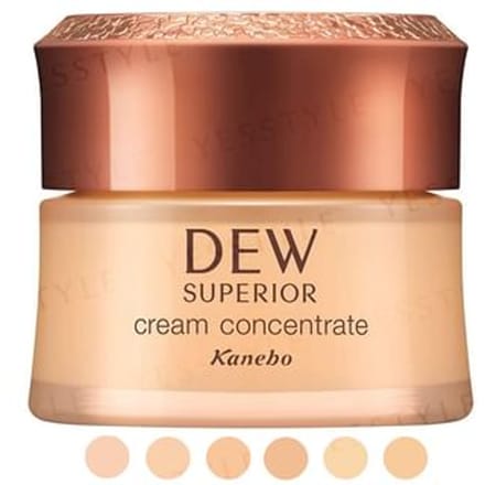 Kanebo - Dew Superior Cream Concentrate SPF 23 PA++ Soft Ocher B - 30g