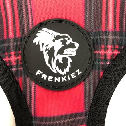 Frenkiez Reversible Harness BarkBerry red, Medium