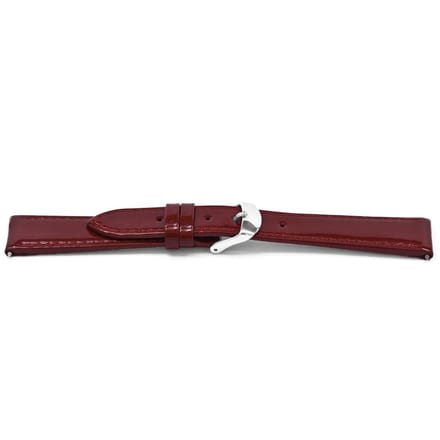 Horlogeband G700 Dover Rood Lak Leder 20x18 mm