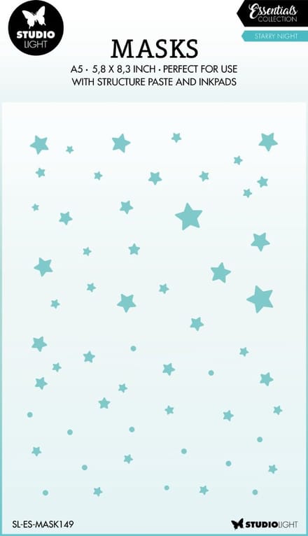 Mask stencil A5 starry night - essentials nr. 149
