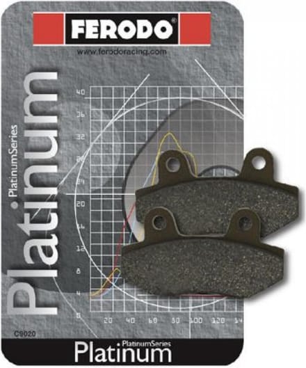 Remblokken Ferodo voor Motor Honda 929 Cbr Rr Fireblade 2000 tot 2001 vooraan Nieuw