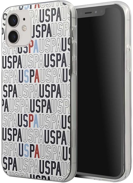 U.S. POLO ASSN., Hoesje geschikt voor iPhone 12 Mini - Logo Mania Hardcase Ultra Elegant, Wit