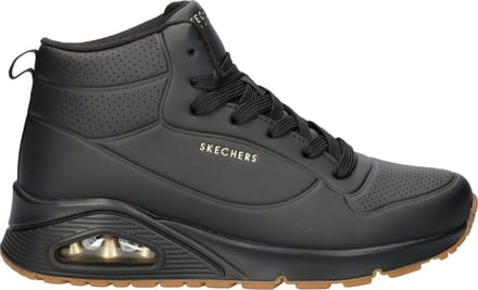Skechers Uno Stand High dames sneaker - Zwart