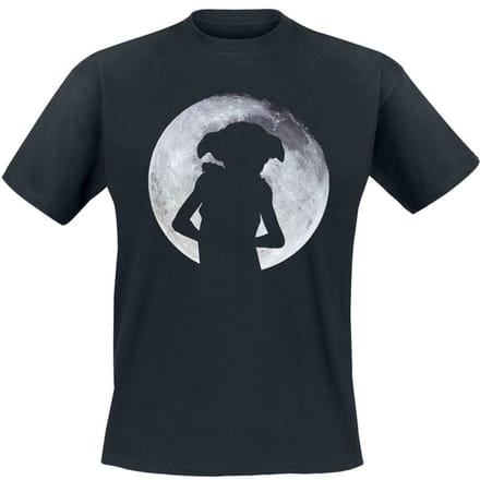 Harry Potter T-shirt - Dobby - Moonlight - S tot 5XL - voor Mannen - zwart